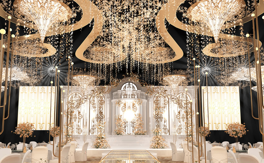 曲麻莱花木兰喜事汇金色大厅效果展示